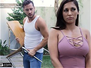 bang Confessions Latina Housewife Reena screws her mover
