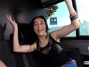 asses BUS - super-fucking-hot hard anal invasion in the van with German unexperienced