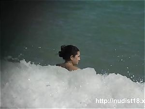 nudist beach vid sexy taut tarts
